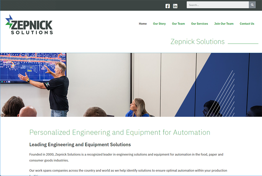 Zepnick Solutions - Website