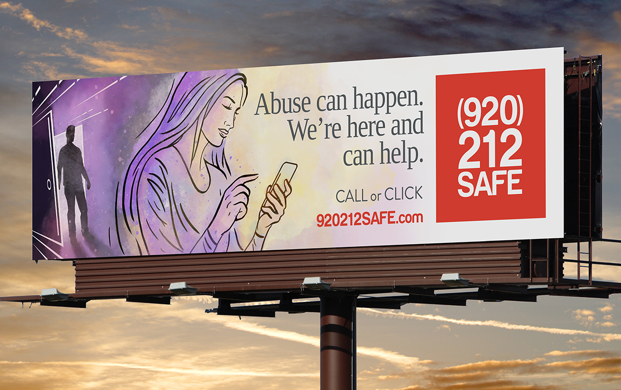 Be Safe campaign billboard